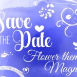Flower Themed Wedding Save The Date Magnets-Add Specks Of Color And Beauty To Your Wedding theme (1)
