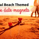 Check Out These Save The Date Wedding Magnets In Delightful Beach Themes