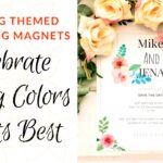 Spring Themed Wedding Magnets
