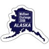 Custom Printed Alaska Shaped Magnets 20 Mil