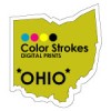 Custom Printed Ohio Shaped Magnets 20 Mil