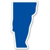 Custom Printed Vermont Shaped Magnets 20 Mil