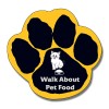3.25x3.12 Custom Paw Shape Magnets 20 Mil 