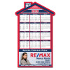 3.75x6.12 Custom Printed House Shape Magnets 20 Mil 
