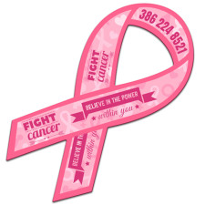 3.8x8 Custom Awareness Ribbon Shape Magnets - Outdoor & Car Magnets 40 Mil