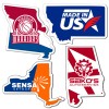 3.5x2.34 Custom Printed United States Shape Magnets 20 Mil