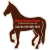3.12x3.5 Custom Horse Shaped Horse Care Magnets 20 Mil