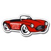 4.87x2.25 Custom Printed Convertible Auto Shape Magnets 20 Mil
