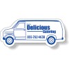 4.12x1.87 Custom Van Shape Magnets 20 Mil