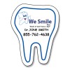 1.75x2.25 Custom Printed Tooth Shape Magnets 20 Mil