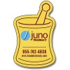 2.25x3.5 Custom Mortar & Pestle Shape Magnets 20 Mil 