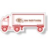 4.125x1.875 Custom Semi Truck Shape Magnets 20 Mil