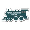 4x1.9 Custom Train Engine Shape Magnets 20 Mil