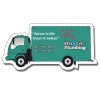 4.5x2.25 Custom Printed Delivery Truck Shape Magnets 20 Mil