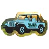 4.25x2.25 Custom Printed Jeep Shape Magnets 20 Mil