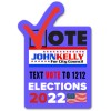 2.25x3.25 Customized Vote Shape Magnets 20 Mil 
