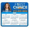 3.5x4  Magnetic Refrigerator Calendars - 20 Mil Round Corners