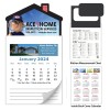 3.5x6.25 Tear Off Calendar House Shaped Magnets with Cover