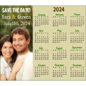 3.5x4 Custom Announcement Calendar Magnets 20 Mil Round Corners
