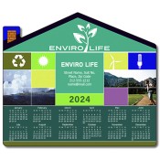 House Shaped Calendar Magnets 20 Mil