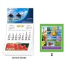 3.5x6.25 Custom Business Card Magnets with Tear Off Calendar
