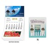 3.5x6.25 Custom Tear Off Custom Business Card Calendar Magnets
