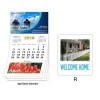 3.5x6.25 Custom Business Card Magnets with Tear Off Calendar