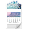 3.5x6.25 Custom House Shaped Calendar Magnets 25 Mil