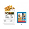 3.5x6.25 Custom House Shaped Calendar Magnets 25 Mil