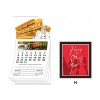 3.5x6.25 Custom House Shaped Calendar Magnets 25 Mil