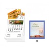3.5x6.25 Custom House Shaped Calendar Magnets 25 Mil