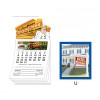 3.5x6.25 Custom House Shaped Calendar Magnets 25 Mil