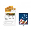 3.5x6.25 Custom House Shaped Calendar Magnets 25 Mil