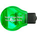 Imprinted Jumbo Size Light Bulb Shape Memo Clips