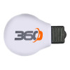 Imprinted Jumbo Size Light Bulb Shape Memo Clips