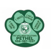 3.25x3.125 Custom Paw Shape Magnets - Outdoor & Car Magnets 30 Mil  