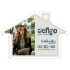 3.5x2.5 Personalized House Shape Magnets 20 Mil