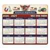 3.5x4 Custom School Calendar Magnets 20 Mil Round Corners