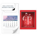 3.5x6.25 Inch 12 Month Peel and Stick Custom Calendar Magnets