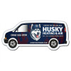 3.75x1.62 Personalized Van Shape Magnets 20 Mil