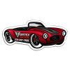 4.87x2.25 Custom Printed Convertible Auto Shape Magnets 20 Mil
