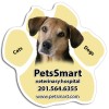 5.75 Inch Custom Paw Shape Pets Care Magnets - Outdoor & Car Magnets 40 Mil