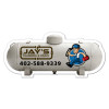 5x2.25 Custom Propane Tank Shape Magnets 20 Mil