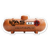 5x2.25 Custom Propane Tank Shape Magnets 20 Mil