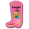 1.75x2.75 Personalized Cowboy Boot Shape Indoor Magnets 40 Mil