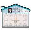 6x4.75 Customized House Shaped Indoor Magnets 40 Mil