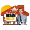 2.75x1.875 Custom Printed House Shaped with Round Corner Magnets - Outdoor & Car Magnets 40 Mil