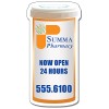 2.25x4.35 Customized Medicine Pill Bottle Shaped Indoor Magnets 40 Mil