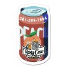 2x3.5 Logo Imprinted Pop Can Shaped Indoor Magnets 40 Mil