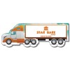 5x1.7 Logo Imprinted Semi Truck Shaped Magnets - Outdoor & Car Magnets 40 Mil